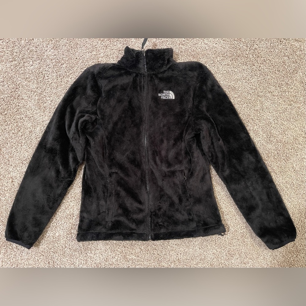 North Face Black Osito Fleece Jacket Small - Picture 2 of 3